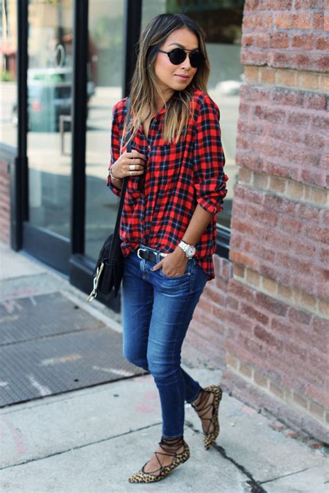 plaid shirt outfit ideas|best way to wear plaid shirts.